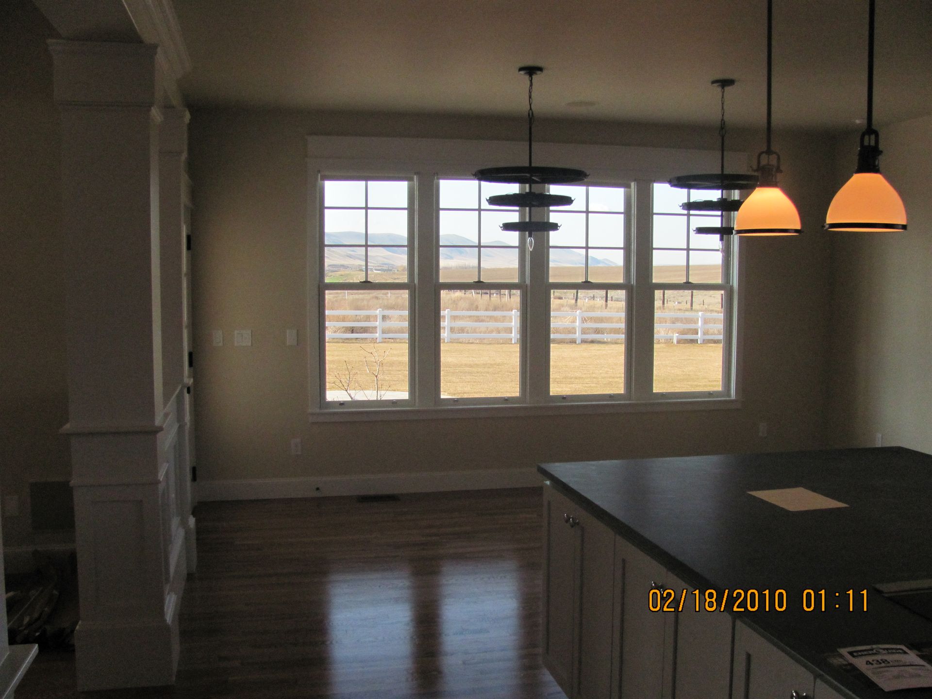 A photo of a kitchen taken on february 18 2010