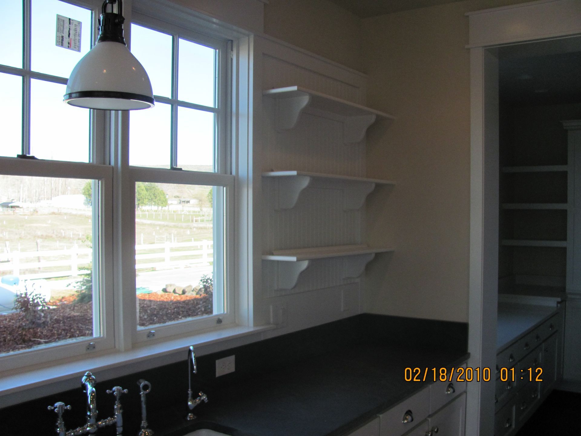 A photo of a kitchen taken on february 18 2010