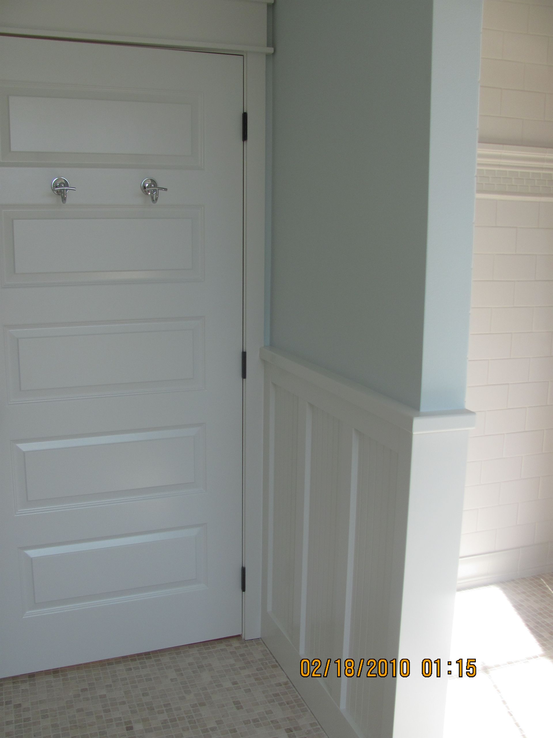 A picture of a door was taken on 12/15/2011