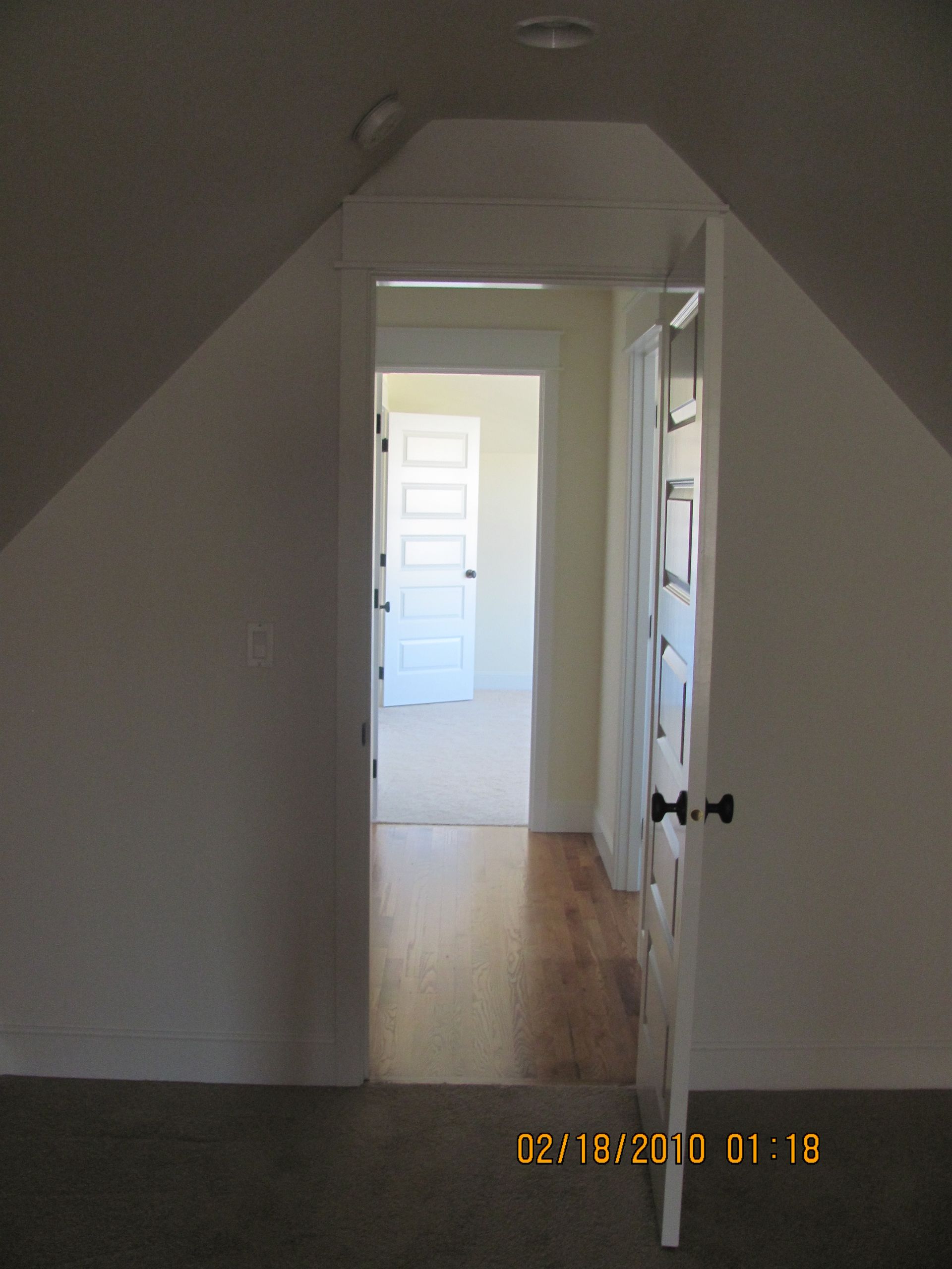 A picture of a hallway taken on 12/31/2010