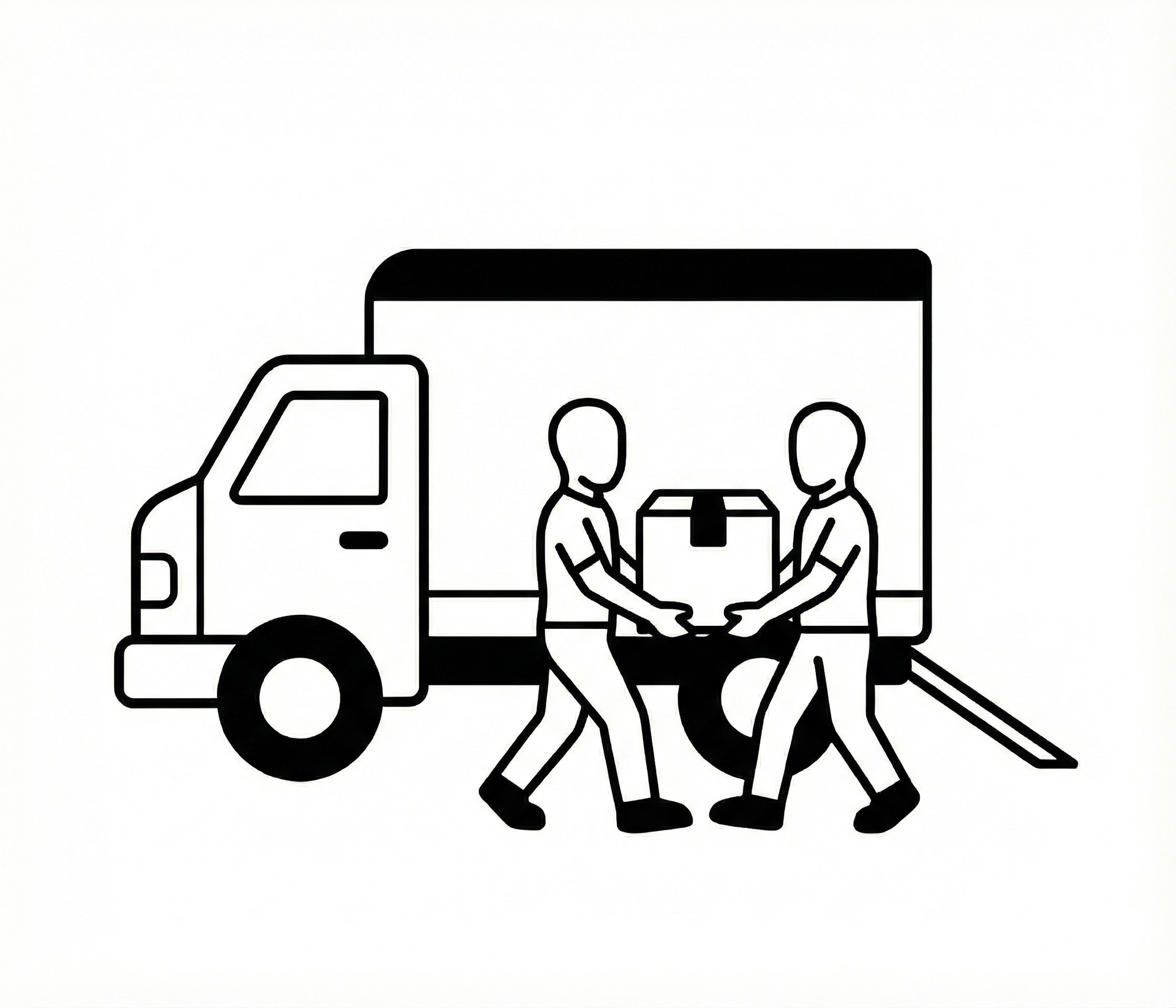1 Truck 2 Movers logo