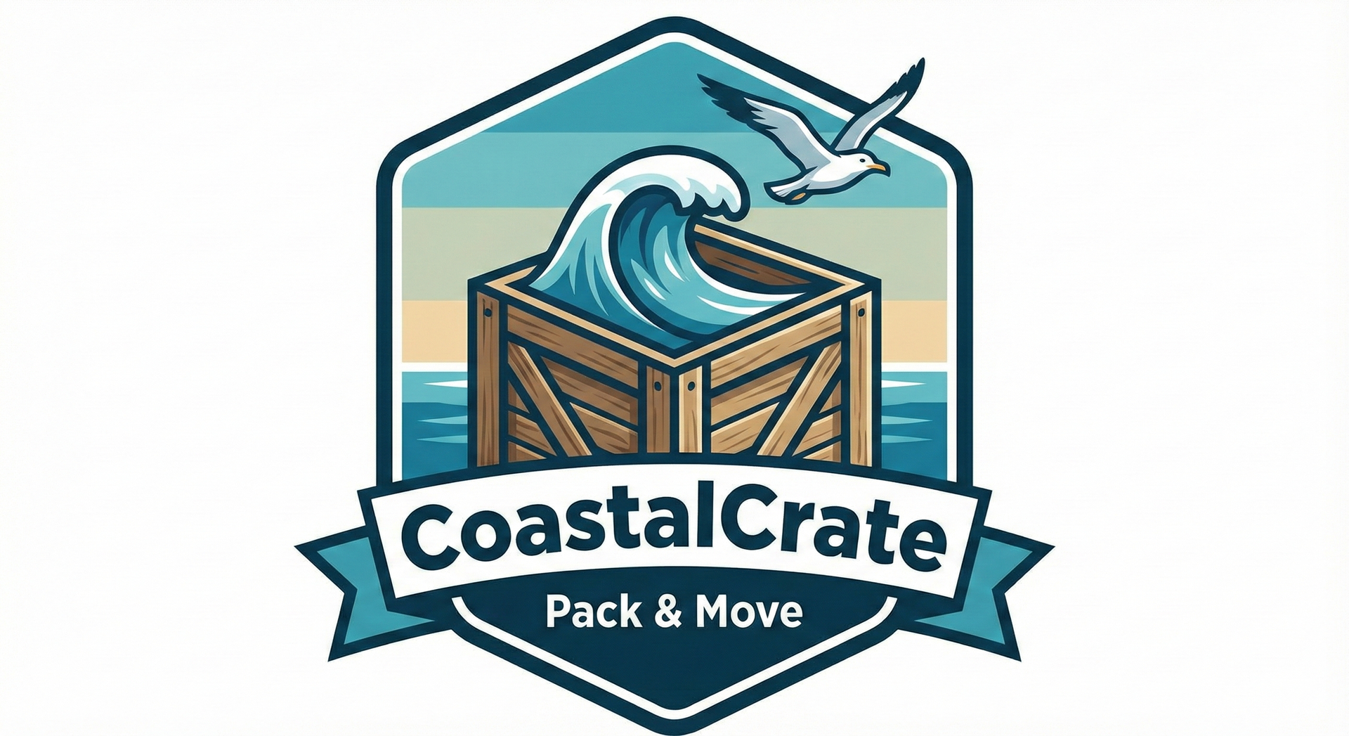 CoastalCrate Pack & Move logo