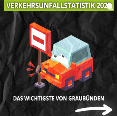 Social Media Manager, Unfallstatistik Graubünden 2023