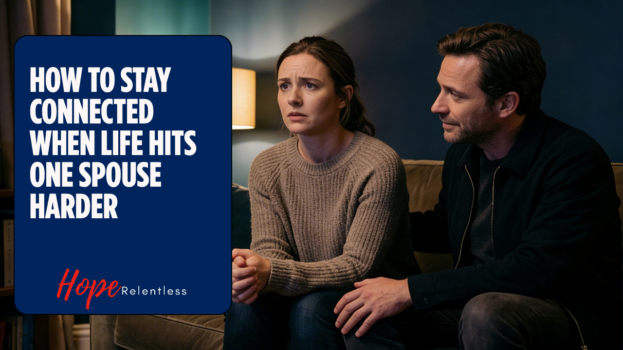 How to Stay Connected When Life Hits One Spouse Harder
