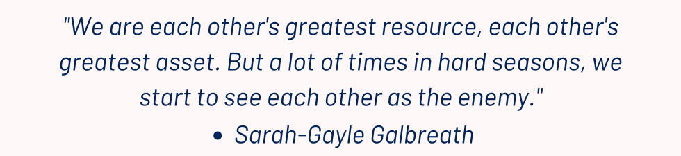 Christian Marriage Teamwork quote. Sarah-Gayle Hope Relentless