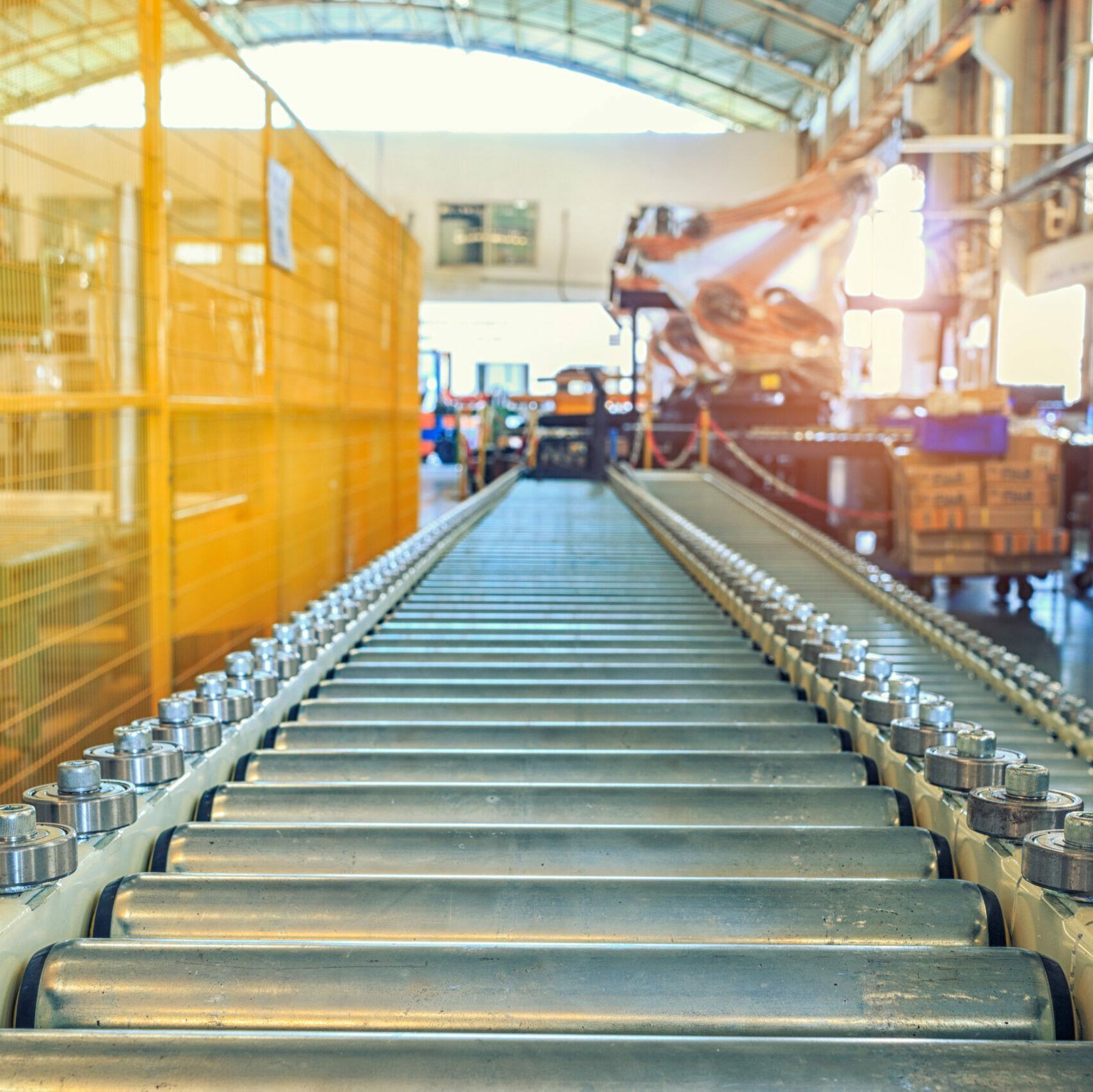 escalator in a business
