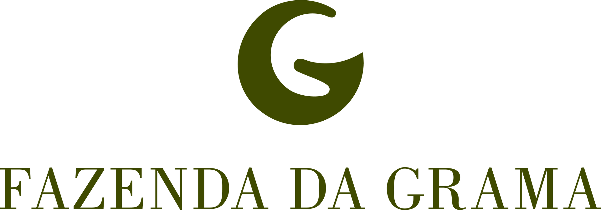 logotipo fazenda da grama 