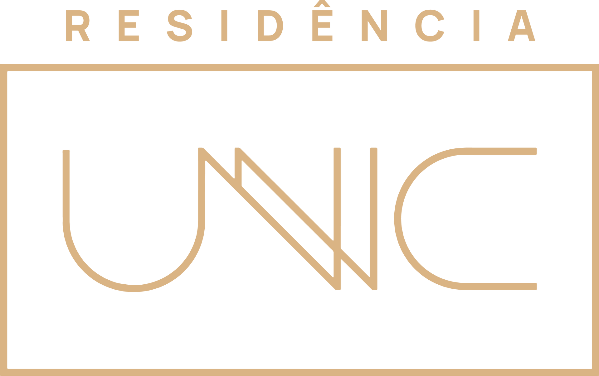  logotipo residência unnic