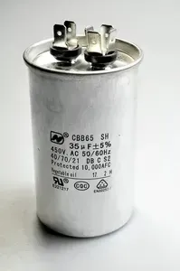 Aluminum electrolytic capacitor with two terminals — Cumming Airconditioning & Sheetmetal in Ryan, QLD