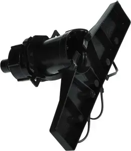 Black Pump With a Rotating Impeller and Mounting Brackets — Cumming Airconditioning & Sheetmetal in Ryan, QLD