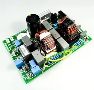 Green Circuit Board With Various Electronic Components — Cumming Airconditioning & Sheetmetal in Ryan, QLD