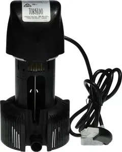 Black Submersible Pump With a Power Cord — Cumming Airconditioning & Sheetmetal in Ryan, QLD