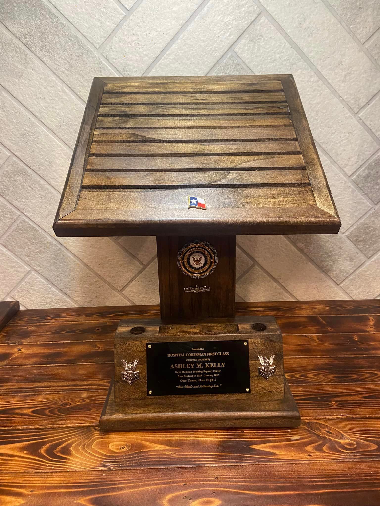 Podium Coin Holder