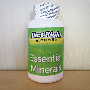 White bottle of Diet Right Nutrition 