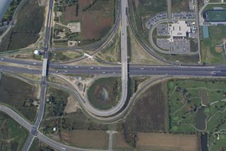 view of completed liberty interchange