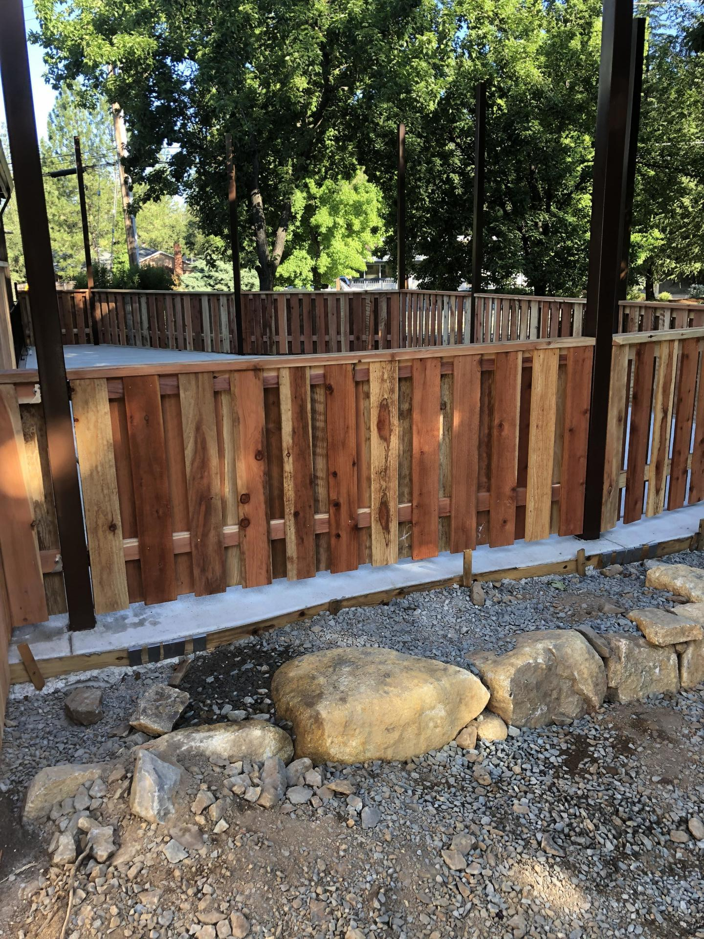 Commercial Wood Fence —Brown Wood Fence  in Auburn, CA