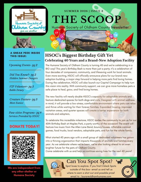 The Scoop Newsletter