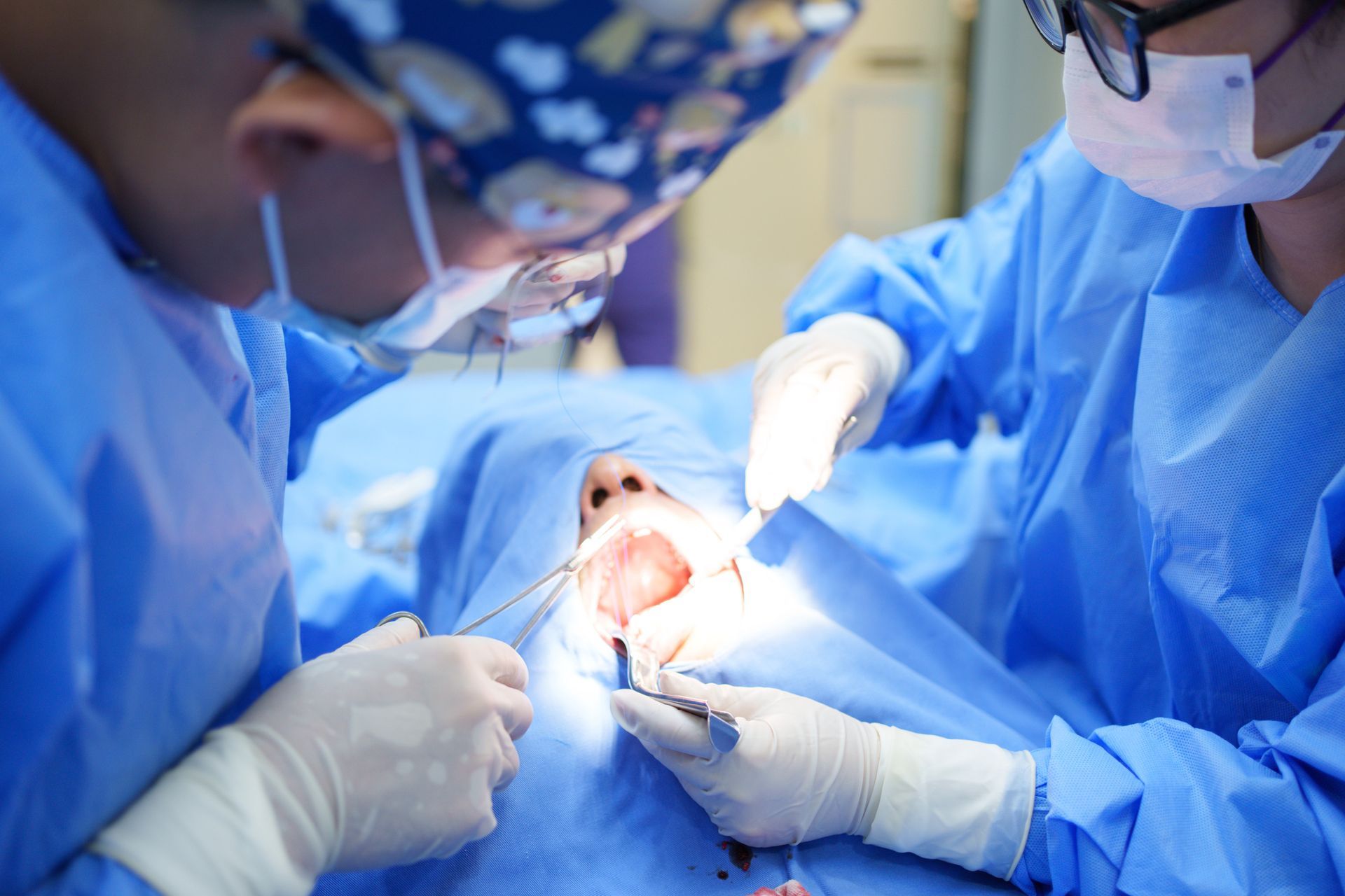 A doctor who performs dental implants