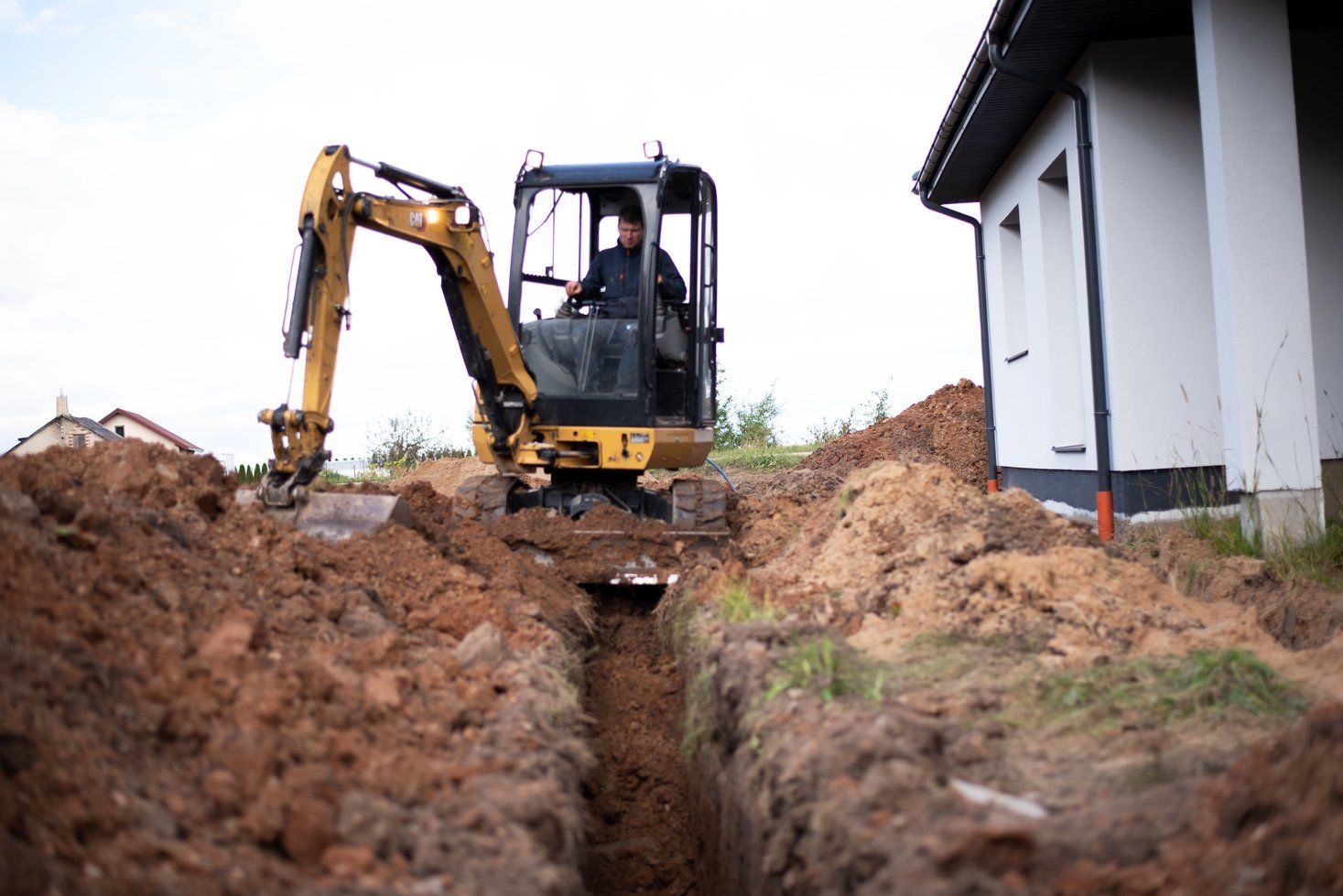 Lietaus ir drenažo sistemų montavimas