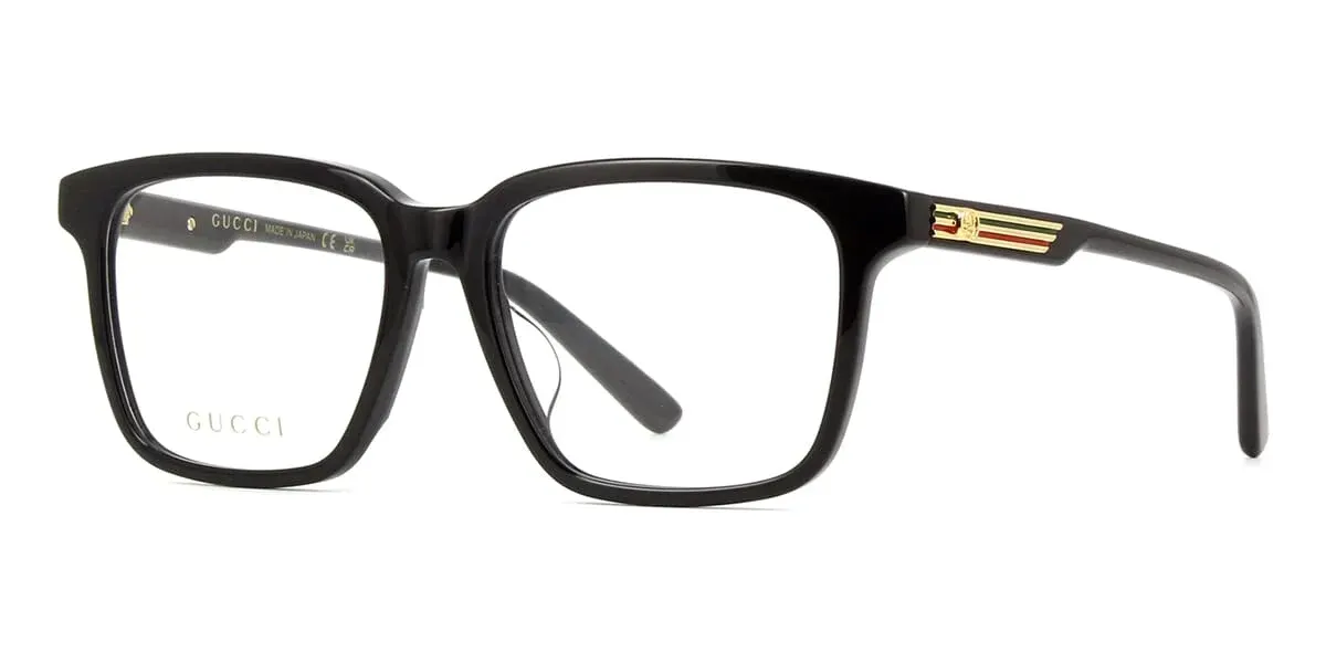 A pair of black glasses on a white background.