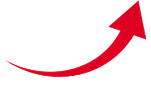 Red upward-curving arrow pointing to the upper right on a white background | Lee Rollins Firestone