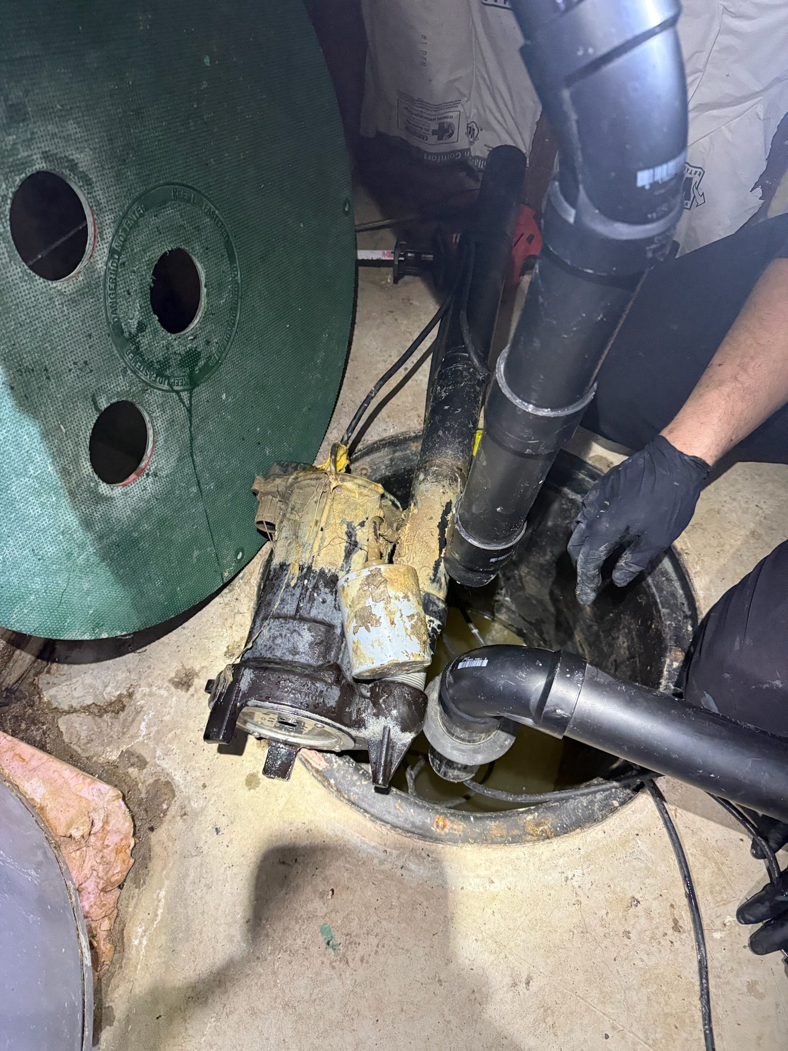 Sump Pump improperly installed as a Sewer Injector pump