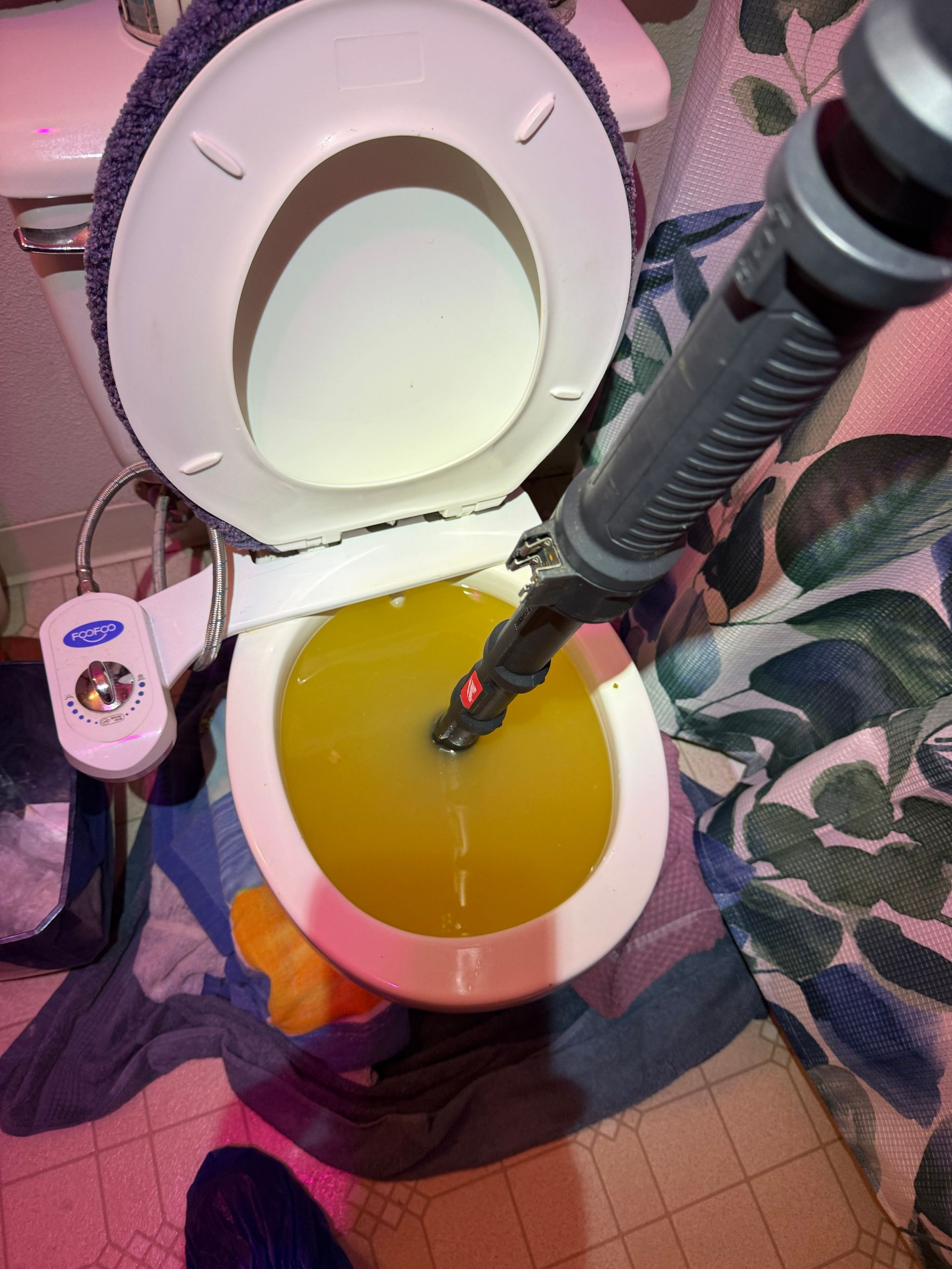 Clogged toilet in Vancouver, WA