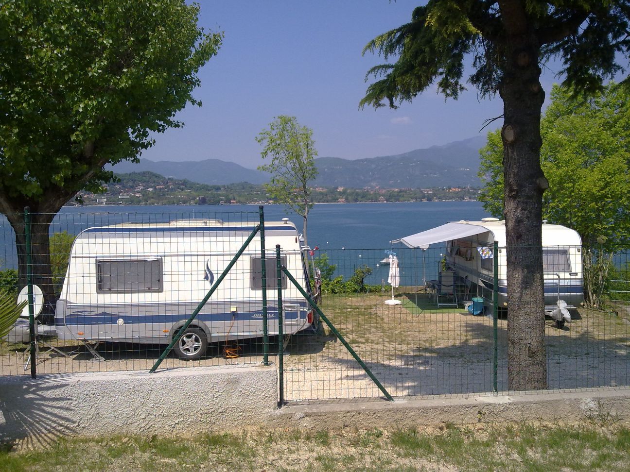 caravan in campeggio