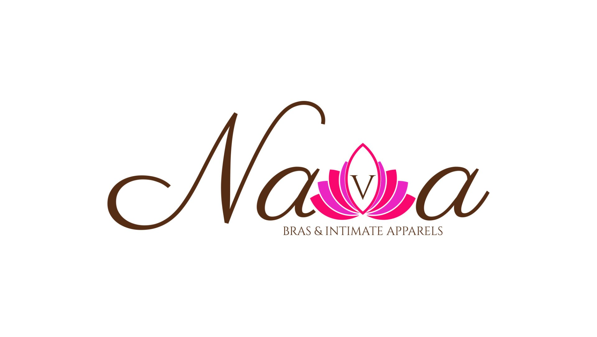 A logo for a company called nasa with a pink lotus flower.