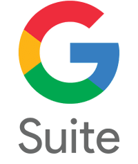 A google suite logo on a white background