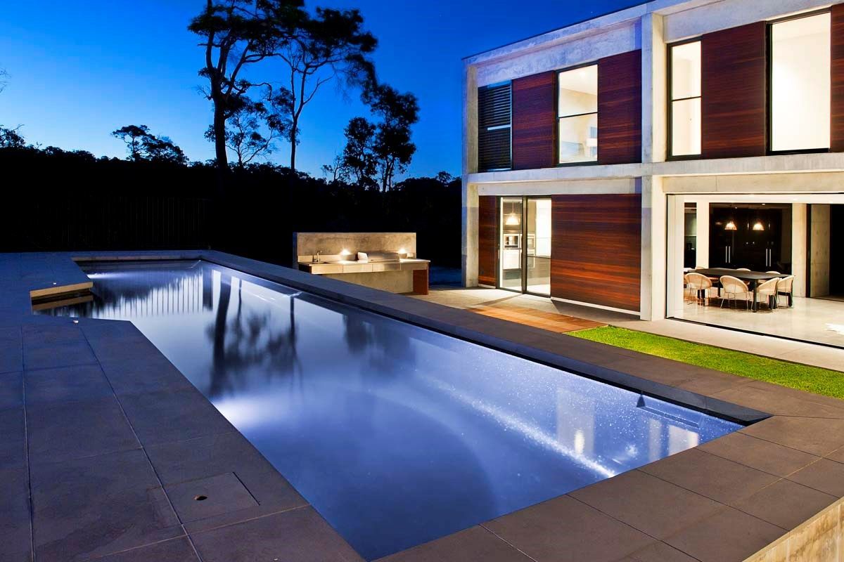A Picture of a Large Swimming Pool of a lap pool 12.2m x 3.5m — SJ Pools and Concreting in Dubbo, NSW