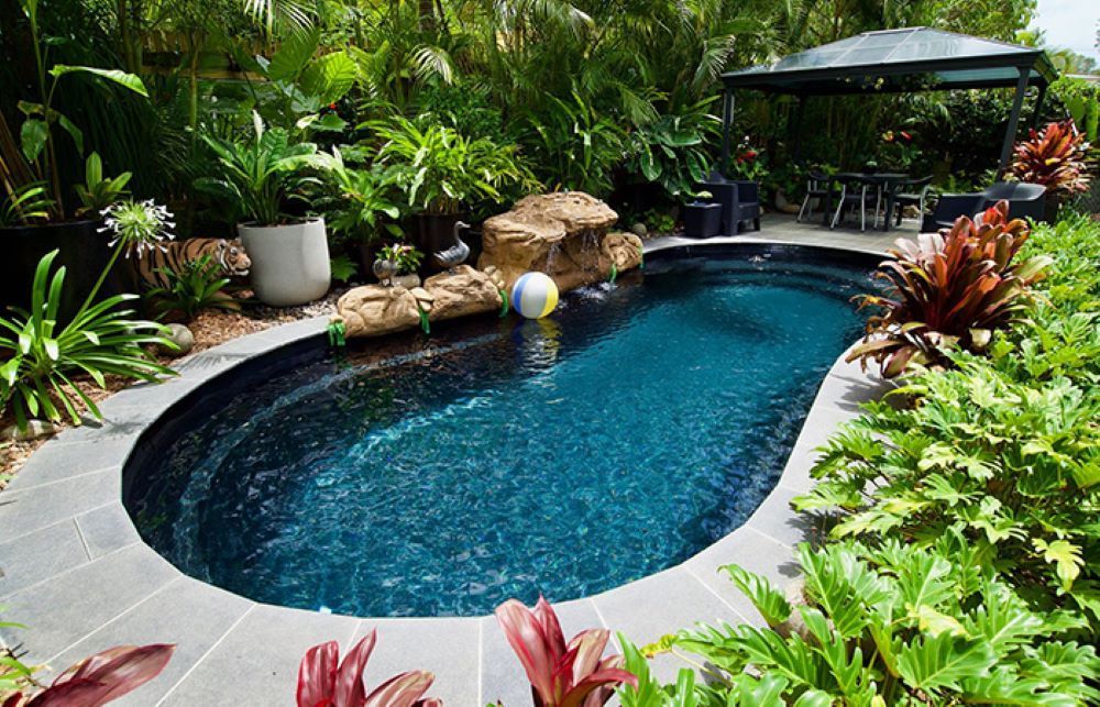 A Picture of a Medium Swimming Pool of a Indulgence Pool 7.4m x 3.5m — SJ Pools and Concreting in Dubbo, NSW