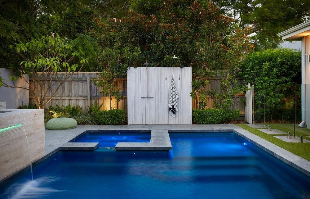 A Picture of a Medium Swimming Pool of a Brooklyn Pool & Spa Combo 8.6m x 4.4m — SJ Pools and Concreting in Dubbo, NSW