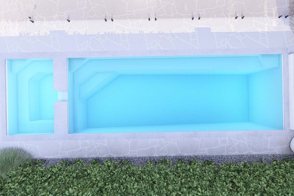 A Picture of a Medium Swimming Pool of a Sorrento 9.1m x 2.8m — SJ Pools and Concreting in Dubbo, NSW