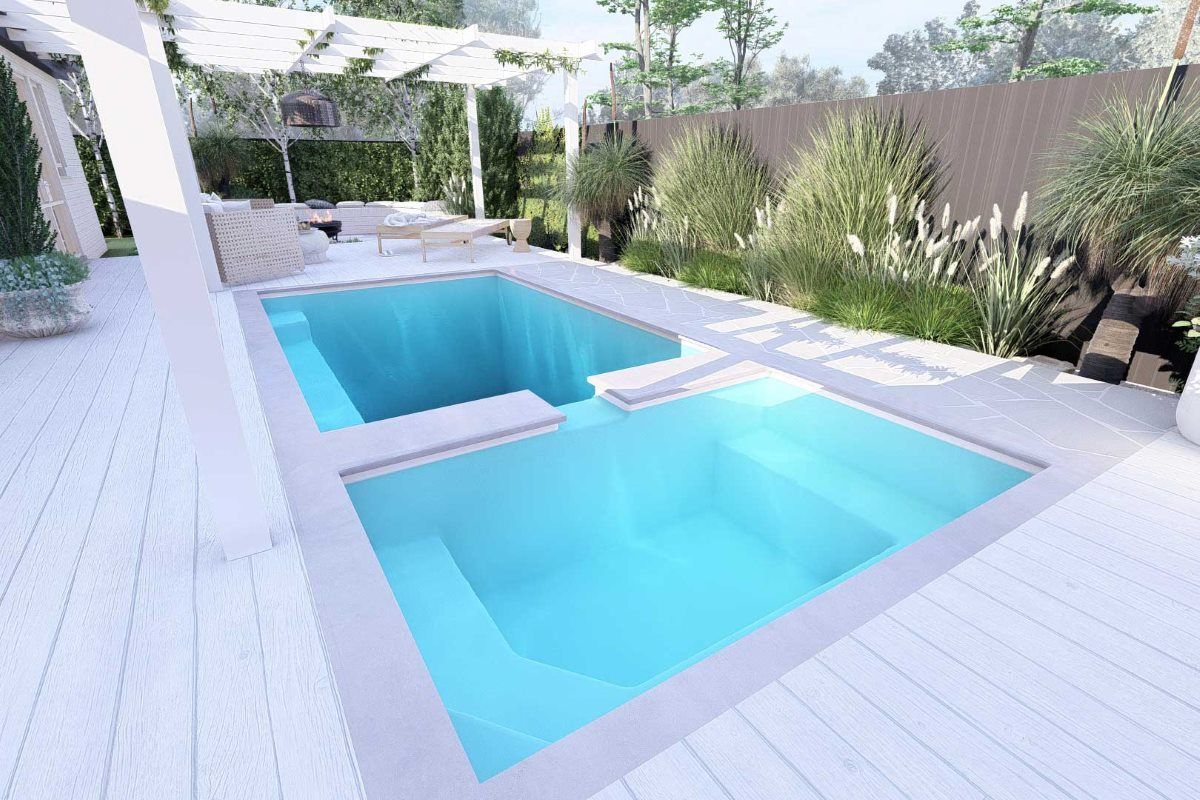 A Picture of a Medium Swimming Pool of a Sorrento 7.1m x 2.8m — SJ Pools and Concreting in Dubbo, NSW