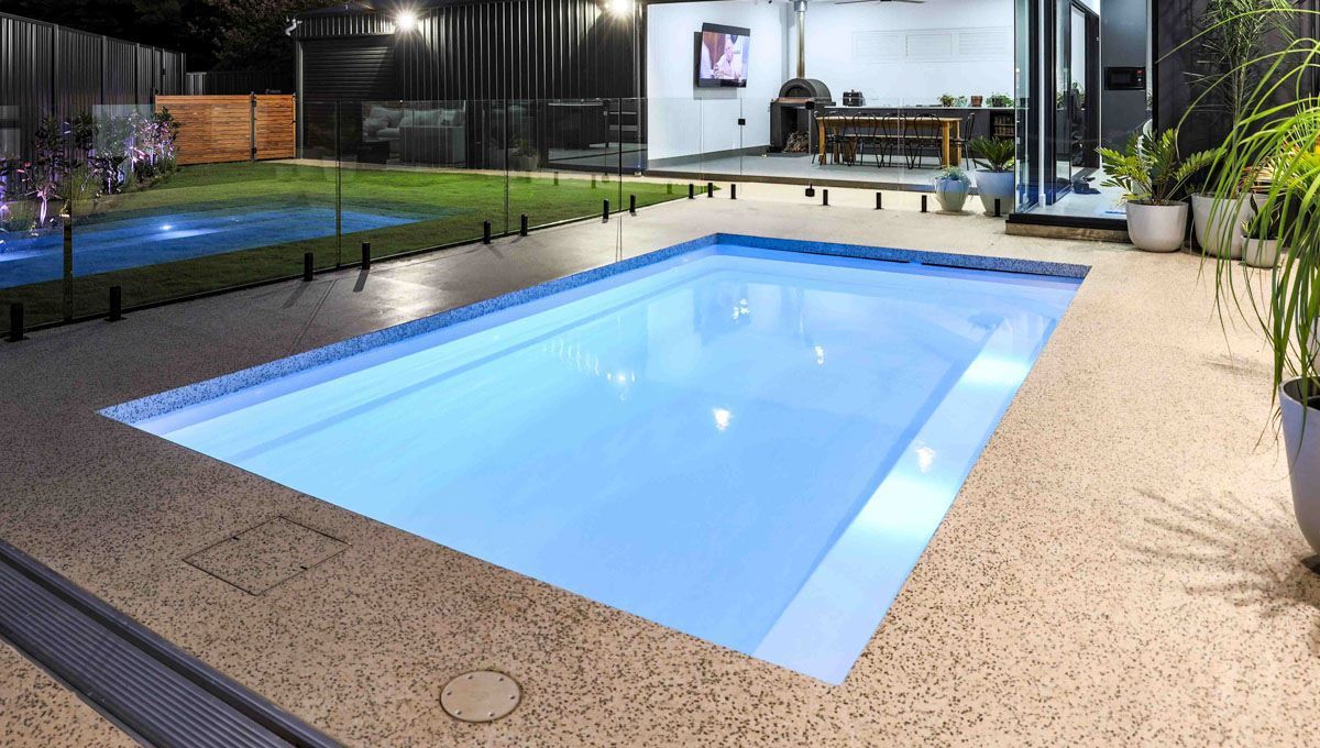 A Picture of a Medium Swimming Pool of a Corsa 7.2m x 2.2m — SJ Pools and Concreting in Dubbo, NSW