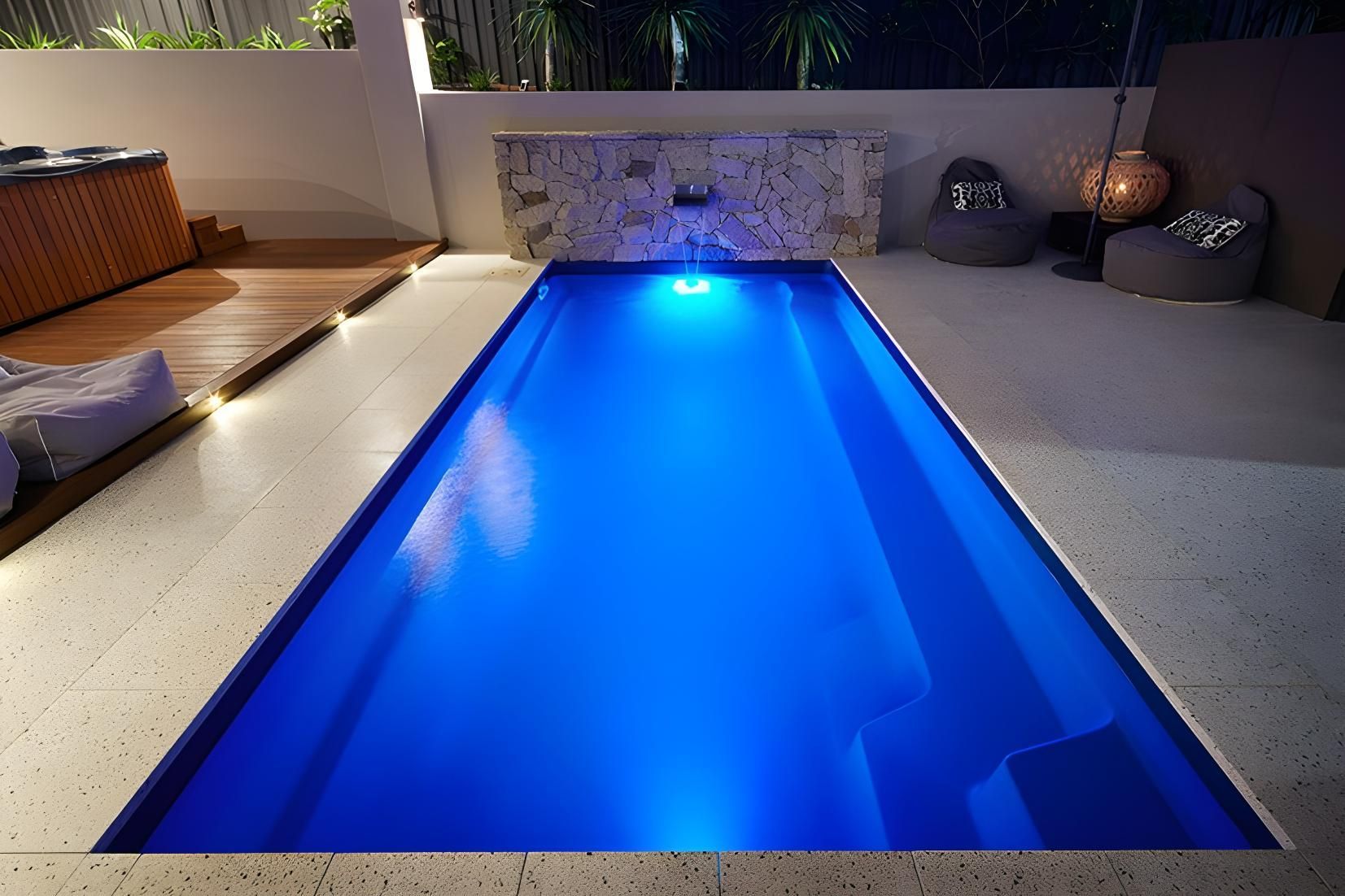 A Picture of a Swimming Pool of Caprice Slimline 5.2m x 2.8m — SJ Pools and Concreting in Dubbo, NSW