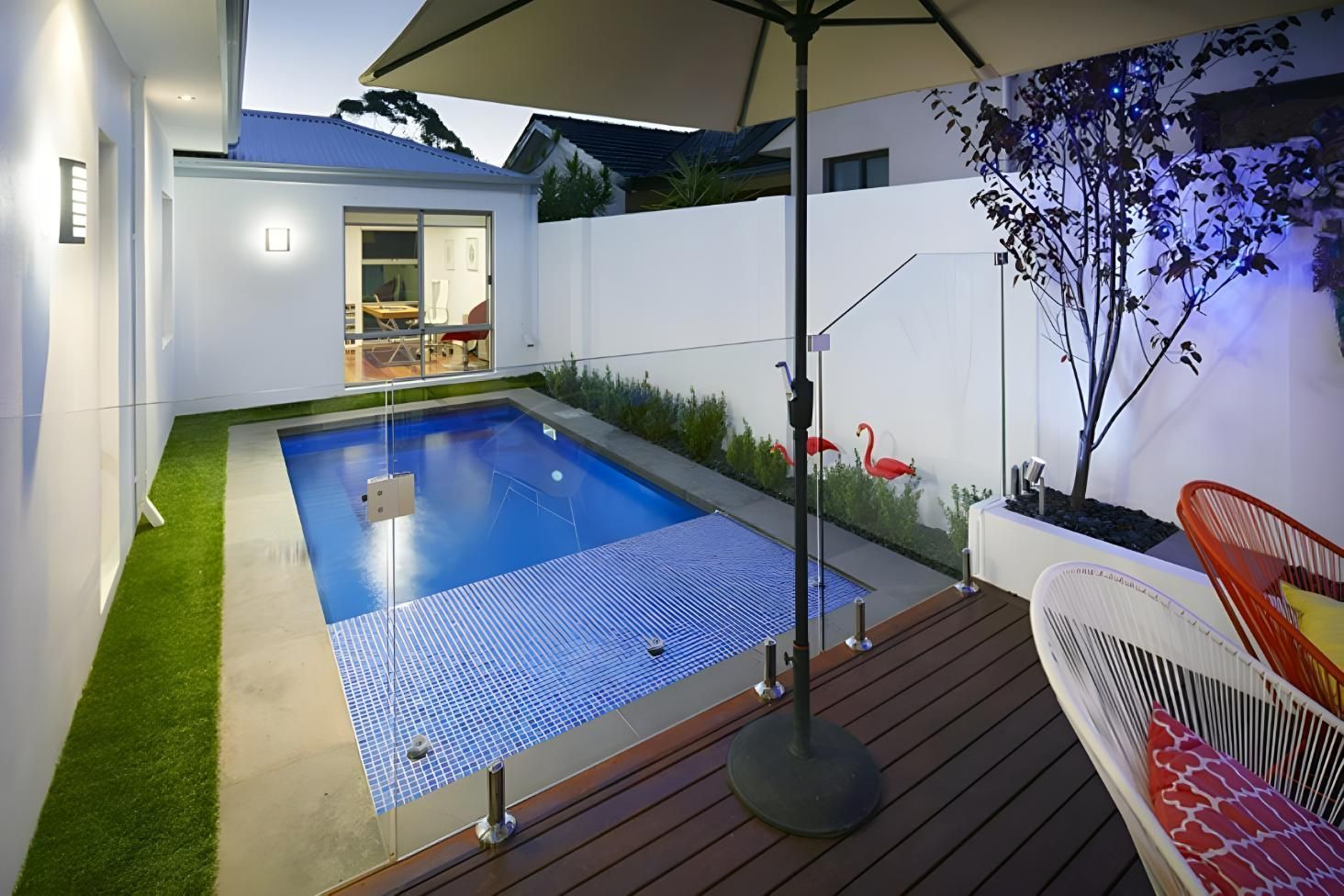A Picture of a Swimming Pool of Billabong Slimline Plunge 4.2m x 1.6m — SJ Pools and Concreting in Dubbo, NSW