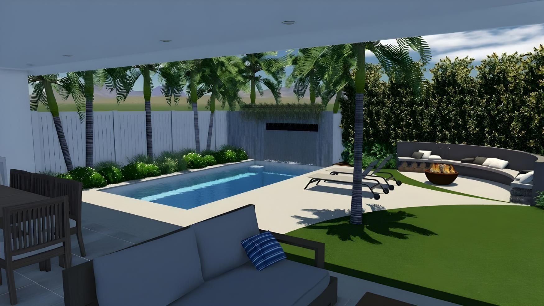 A Picture of a Swimming Pool of Brampton Slimline 5.2m x 3.5m — SJ Pools and Concreting in Dubbo, NSW