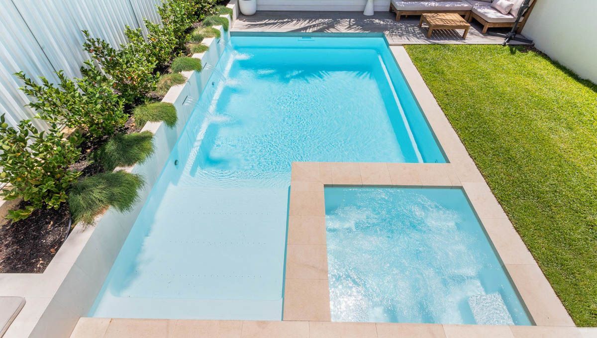 There is a Large Swimming Pool in backyard — SJ Pools and Concreting in Dubbo, NSW
