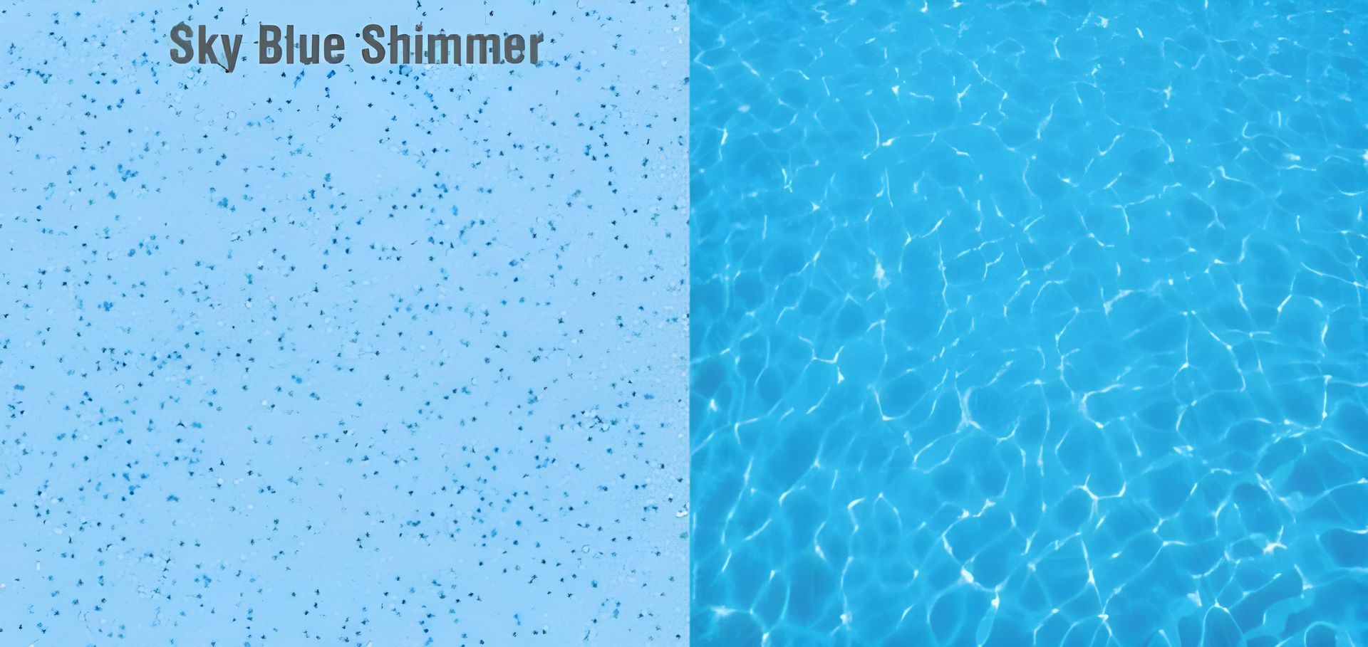 A Picture of a Sky Blue Shimmer and a Picture of a Pool — SJ Pools and Concreting in Dubbo, NSW