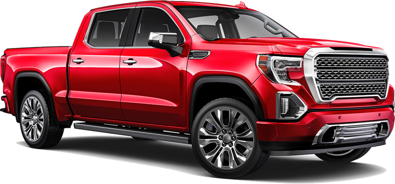 Heavy Duty Pickup Truck - isolated on white background