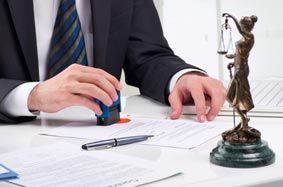 Lawyer Stamping Documents — Criminal Defense Attorneys in Park Ridge, IL