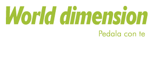 Un logo verde e bianco per la dimensione mondiale pedala con te