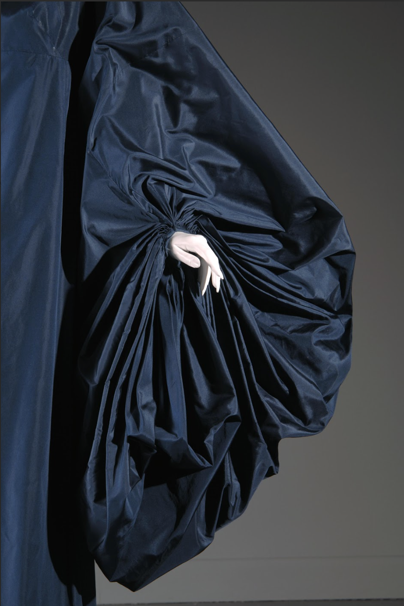 Large Black Pleated Sleeve