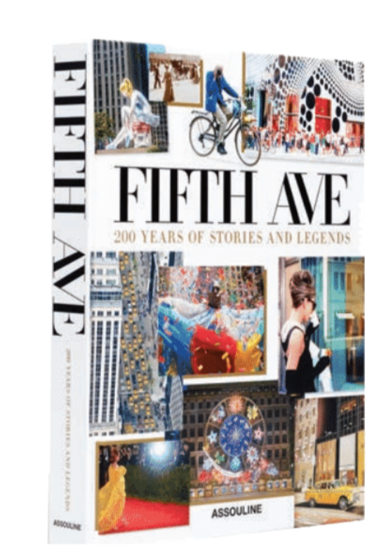 A book titled fifth ave 200 years of stories and legends