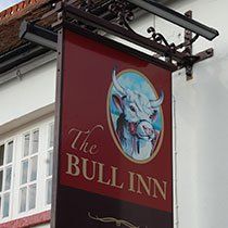 The Bull Inn billboard