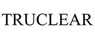 "TRUCLEAR" text in black, serif font.