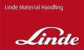 Il logo della Linde Material Handling è su sfondo rosso.