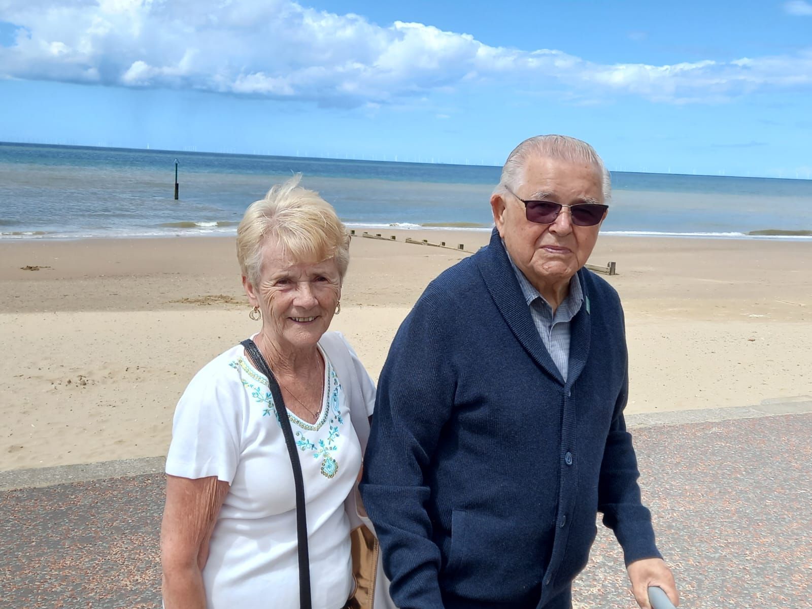 Participants enjoy a day trip to Rhyl